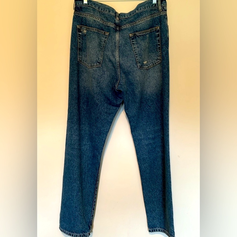 Free People We the Free Boy Friend Distressed Jeans Size 30 - Picture 6 of 6